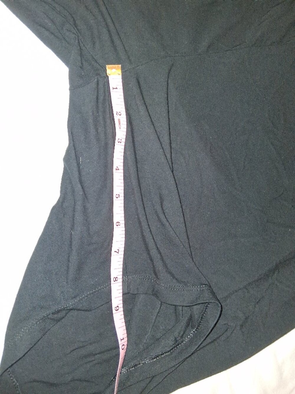 Black Biker Shorts Women's High Rise Stretch Casual Lounge Activewear Basic - Picture 7 of 7